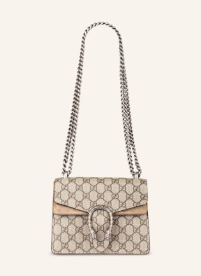 GUCCI Shoulder bag DIONYSUS MINI GG SUPREME, Color: CREAM/ TAUPE (Image 1)