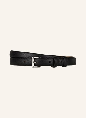 abro Leather belt, Color: BLACK (Image 1)