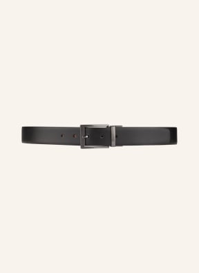 STROKESMAN'S Reversible belt, Color: BLACK/ COGNAC (Image 1)