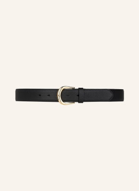 LAUREN RALPH LAUREN Leather belt KENTON, Color: BLACK (Image 1)