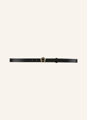 AIGNER Leather belt, Color: BLACK (Image 1)