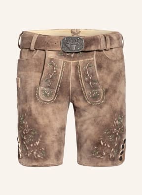 Spieth & Wensky Trachten-Lederhose PIZ BUIN, Farbe: HELLBRAUN (Bild 1)