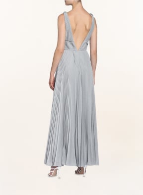 unique Evening dress with glitter thread , Color: SILVER/ LIGHT GRAY (Image 1)