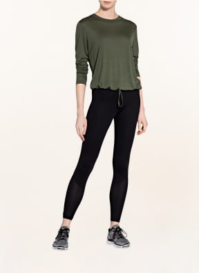 casall 7/8-Tights ICONIC mit Mesh-Einsätzen, Farbe: SCHWARZ (Bild 1)