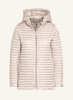 SAVE THE DUCK Quilted jacket IRIS AMANDA with detachable hood, Color: CREAM (Image 1)