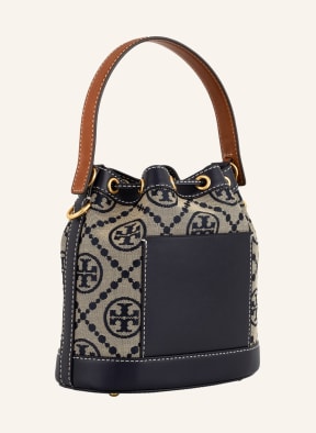 TORY BURCH Beuteltasche, Farbe: DUNKELBLAU/ BEIGE (Bild 1)