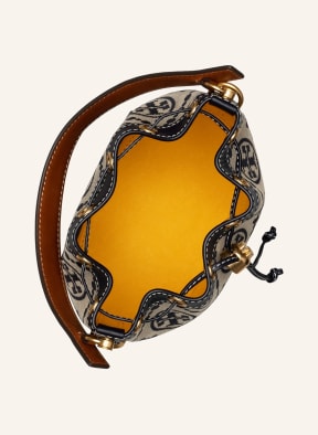 TORY BURCH Beuteltasche, Farbe: DUNKELBLAU/ BEIGE (Bild 1)