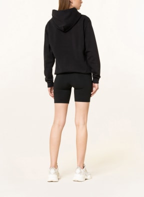 SPORTY & RICH Hoodie, Color: BLACK/ RED (Image 1)