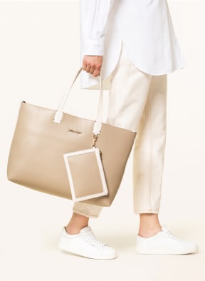 TOMMY HILFIGER Shopper with pouch , Color: BEIGE (Image 1)