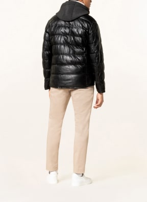 MILESTONE Leather jacket MS-CLAUDIO, Color: BLACK (Image 1)