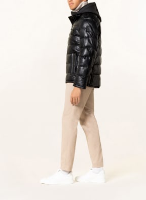 MILESTONE Leather jacket MS-CLAUDIO, Color: BLACK (Image 1)