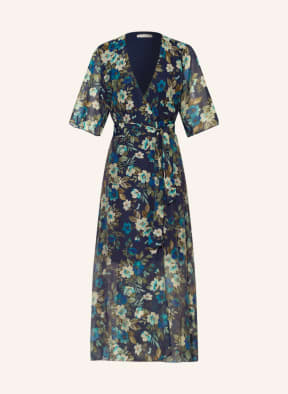 GUESS Wrap dress DAMIENNE , Color: DARK BLUE/ GREEN/ ECRU (Image 1)