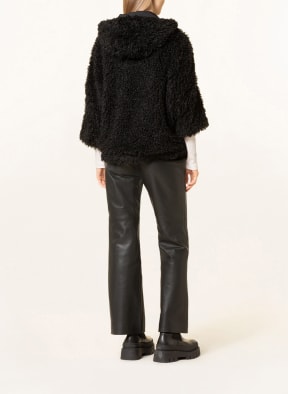SPORTALM Teddyfell-Jacke, Farbe: SCHWARZ (Bild 1)
