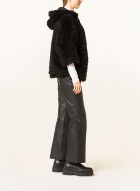 SPORTALM Teddyfell-Jacke, Farbe: SCHWARZ (Bild 1)