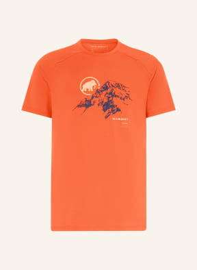 MAMMUT T-shirt MOUNTAIN, Color: ORANGE/ DARK BLUE/ NEON ORANGE (Image 1)