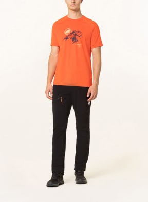MAMMUT T-shirt MOUNTAIN, Color: ORANGE/ DARK BLUE/ NEON ORANGE (Image 1)