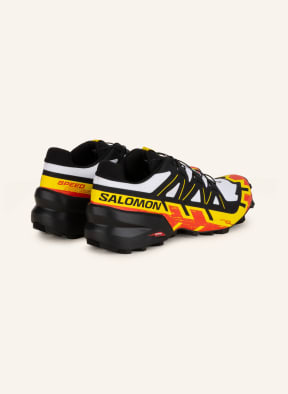 SALOMON Trailrunning-Schuhe SPEEDCROSS 6, Farbe: WEISS/ SCHWARZ/ ROT (Bild 1)