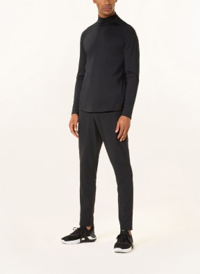 UNDER ARMOUR Long sleeve shirt UA RUSH™ COLDGEAR® with mesh, Color: BLACK (Image 1)