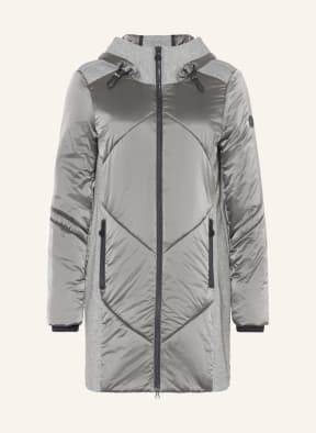SPORTALM Mantel im Materialmix, Farbe: GRAU (Bild 1)