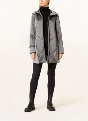 SPORTALM Mantel im Materialmix, Farbe: GRAU (Bild 1)
