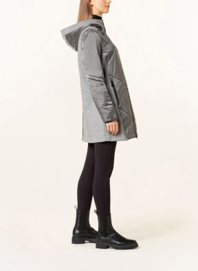 SPORTALM Mantel im Materialmix, Farbe: GRAU (Bild 1)