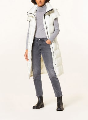 Blauer Quilted vest with removable hood and DUPONT™ SORONA® insulation, Color: ECRU (Image 1)