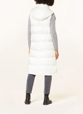 Blauer Quilted vest with removable hood and DUPONT™ SORONA® insulation, Color: ECRU (Image 1)