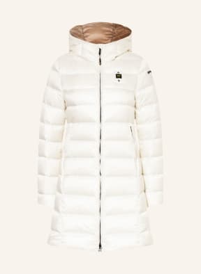 Blauer Lightweight-Daunenmantel, Farbe: ECRU (Bild 1)
