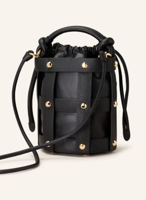 Salvatore Ferragamo Pouch bag CAGE, Color: BLACK (Image 1)