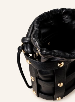 Salvatore Ferragamo Pouch bag CAGE, Color: BLACK (Image 1)
