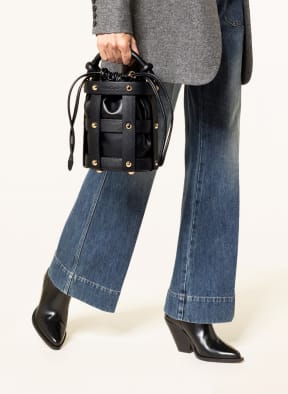 Salvatore Ferragamo Pouch bag CAGE, Color: BLACK (Image 1)