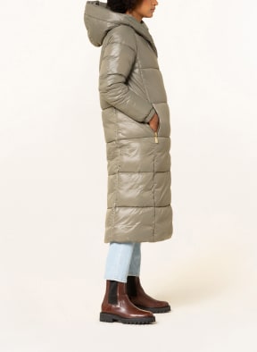BARBOUR INTERNATIONAL Quilted coat ALDEA, Color: KHAKI (Image 1)