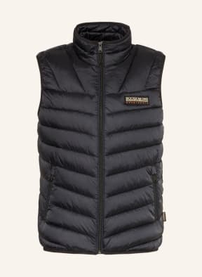NAPAPIJRI Quilted vest AERONS, Color: BLACK (Image 1)
