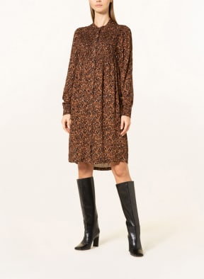 FREEQUENT Dress FQADNEY, Color: BLACK/ BROWN/ WHITE (Image 1)