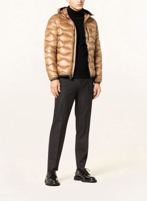 Blauer Daunenjacke, Farbe: CAMEL (Bild 1)