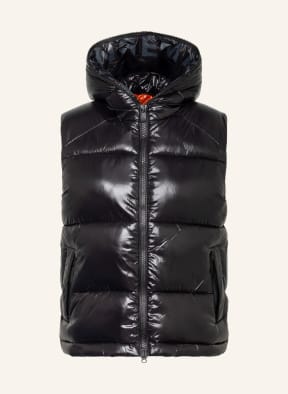 SAVE THE DUCK Quilted vest DEXTER , Color: BLACK (Image 1)