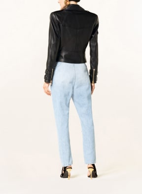 BALMAIN Leather jacket, Color: BLACK (Image 1)