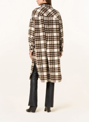 ISABEL MARANT ÉTOILE Mantel FONTIZI mit Leinen, Farbe: ECRU/ SCHWARZ (Bild 1)