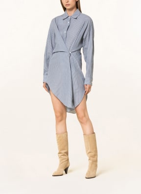 ISABEL MARANT ÉTOILE Oversized-Hemdblusenkleid SEEN, Farbe: BLAUGRAU (Bild 1)