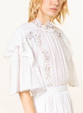ISABEL MARANT ÉTOILE Dress GALINA with lace, Color: WHITE (Image 1)