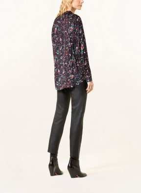ISABEL MARANT ÉTOILE Bluse CATCHELL , Farbe: DUNKELGRAU/ TÜRKIS/ DUNKELROT (Bild 1)
