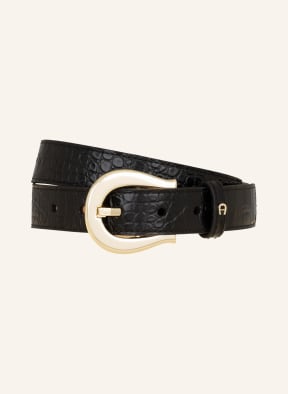 AIGNER Ledergürtel, Farbe: SCHWARZ (Bild 1)