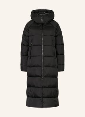 JOOP! Quilted coat with removable hood, Color: BLACK (Image 1)
