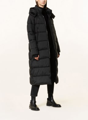 JOOP! Quilted coat with removable hood, Color: BLACK (Image 1)