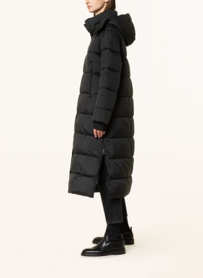 JOOP! Quilted coat with removable hood, Color: BLACK (Image 1)