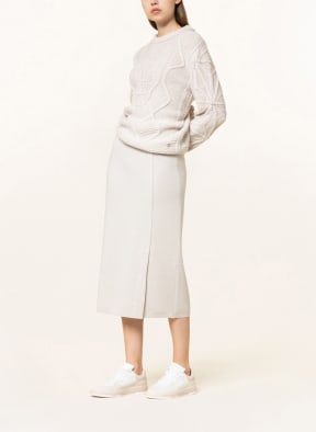 MARC CAIN Sweater with cashmere, Color: 130 soft pearl (Image 1)