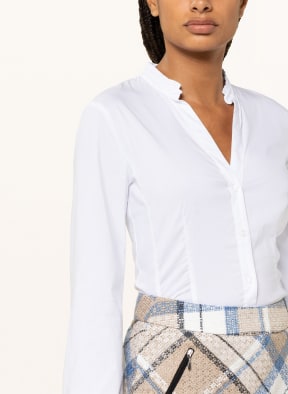 MORE & MORE Blouse with ruffles, Color: WHITE (Image 1)