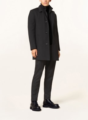 bugatti Coat with removable trim, Color: BLACK (Image 1)