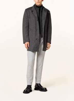 bugatti Coat with removable trim, Color: BLACK (Image 1)
