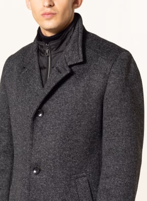 bugatti Coat with removable trim, Color: BLACK (Image 1)